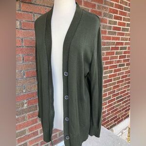 Loft Outlet Cotton Cardigan does- Sz L